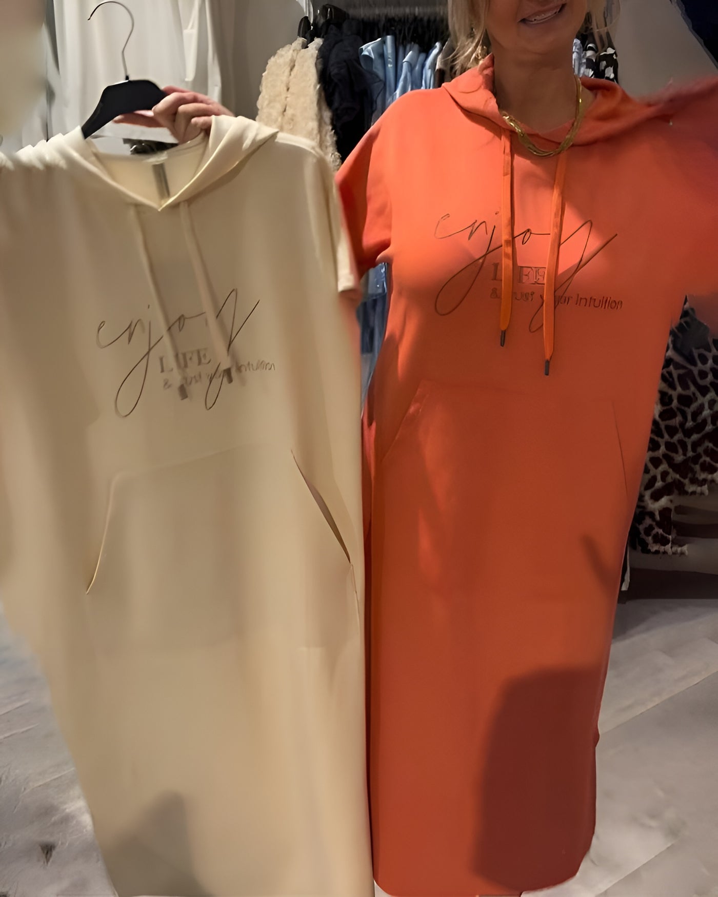 Léonie™ | Robe à capuche décontractée