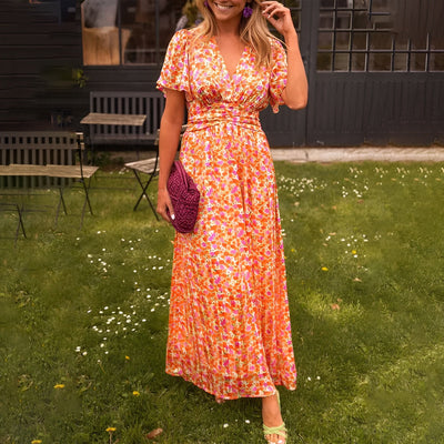 Fabiola™ | Classic V-Neck Dress