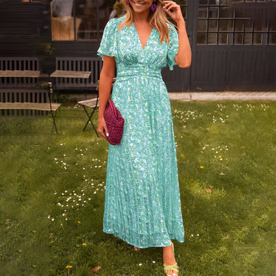 Fabiola™ | Classic V-Neck Dress