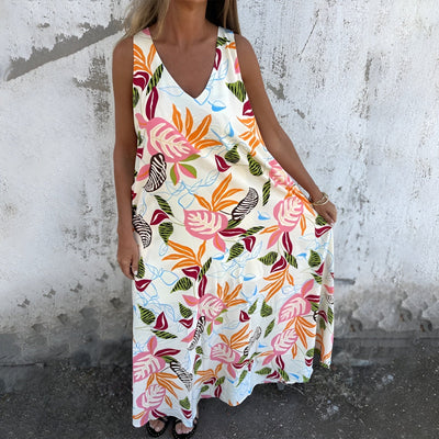 Felicia™ | Robe longue à encolure en V