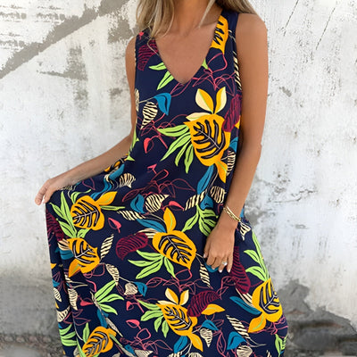 Felicia™ | Robe longue à encolure en V