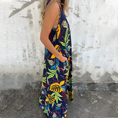 Felicia™ | Robe longue à encolure en V