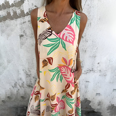 Felicia™ | Robe longue à encolure en V