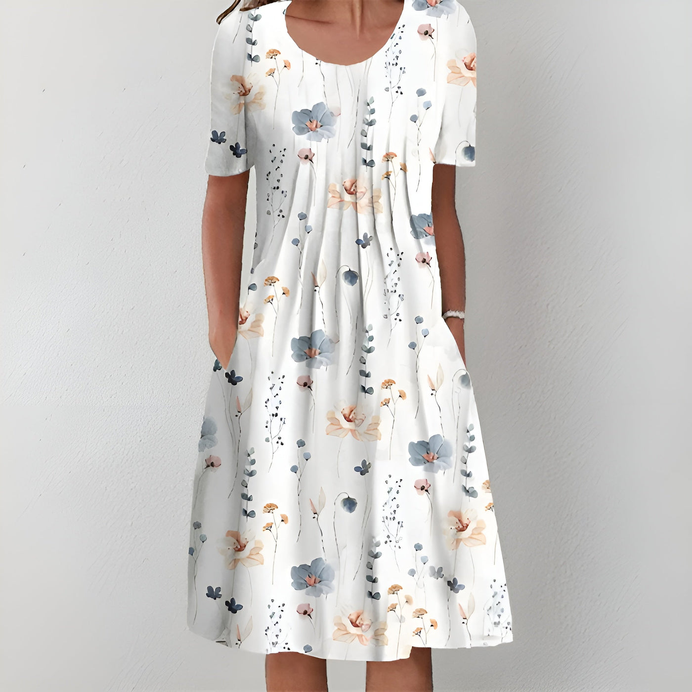 Gabrielle™ | Robe fleurie classique