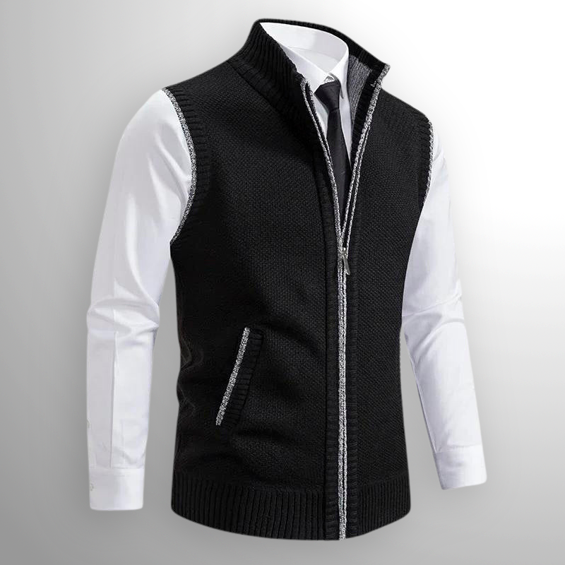Thibault™ | Gilet en maille à fermeture éclair intégrale