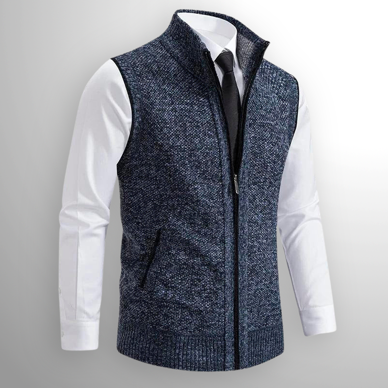 Thibault™ | Gilet en maille à fermeture éclair intégrale
