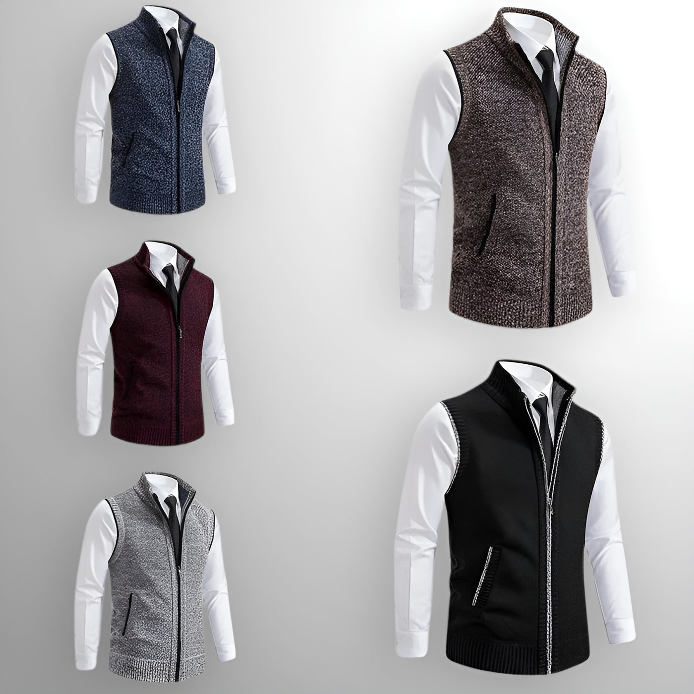 Dorian™ | Gilet en maille à fermeture éclair intégrale