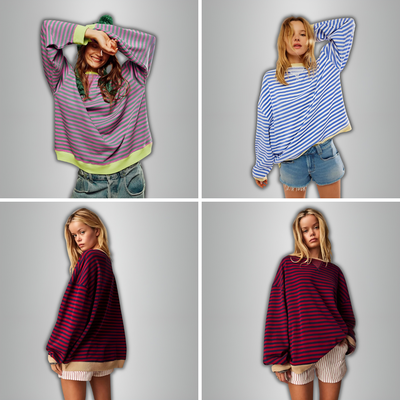 Bérénice™ | Pull oversize rayé