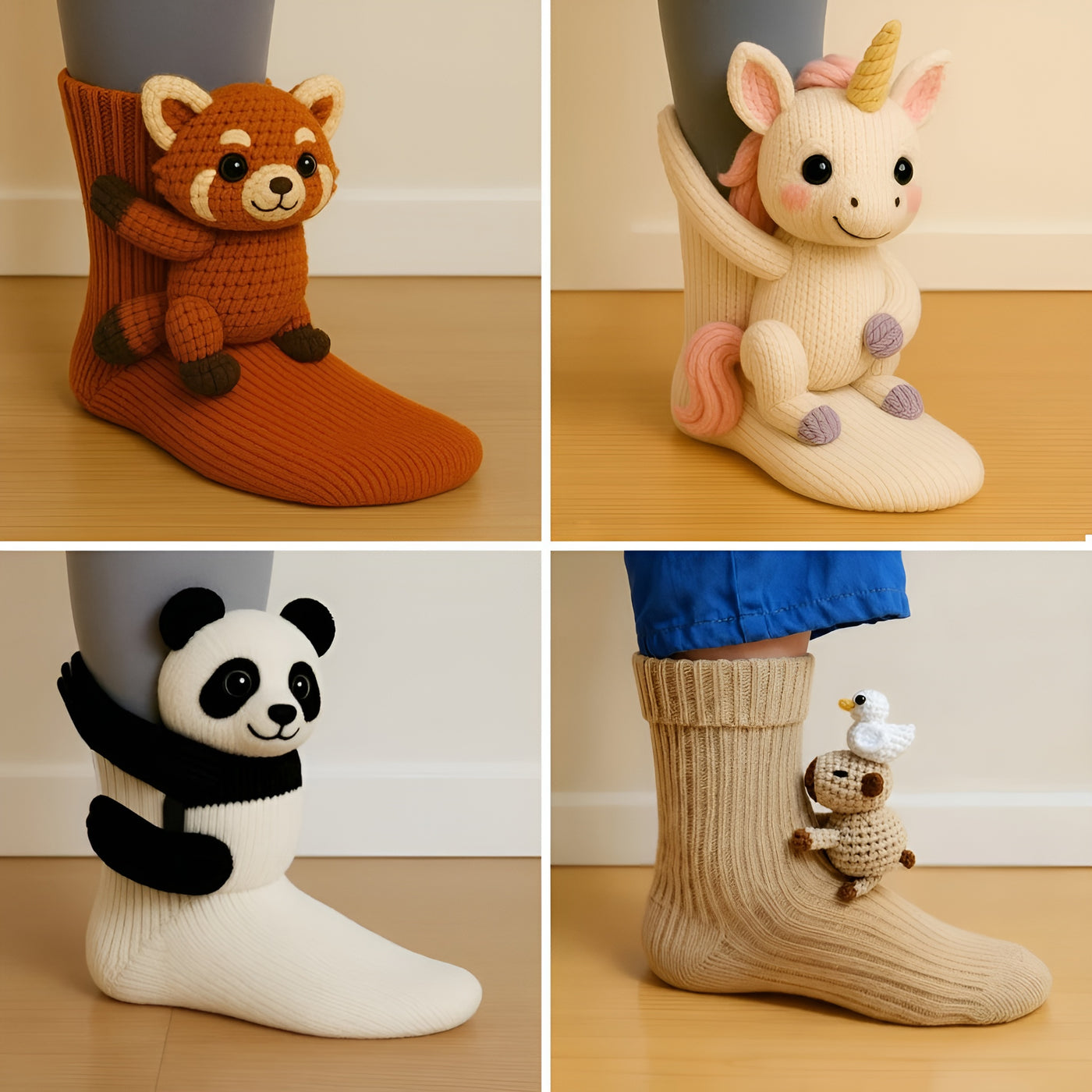 Adeline™ | Chaussettes animaux