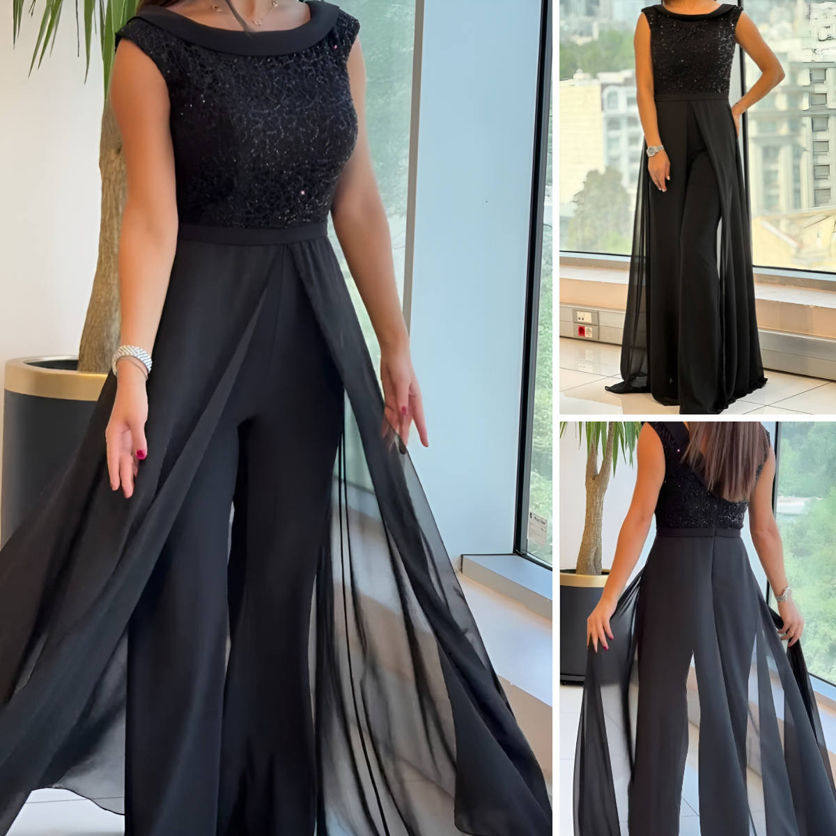 Aurélie™ | Combinaison élégante sans manches